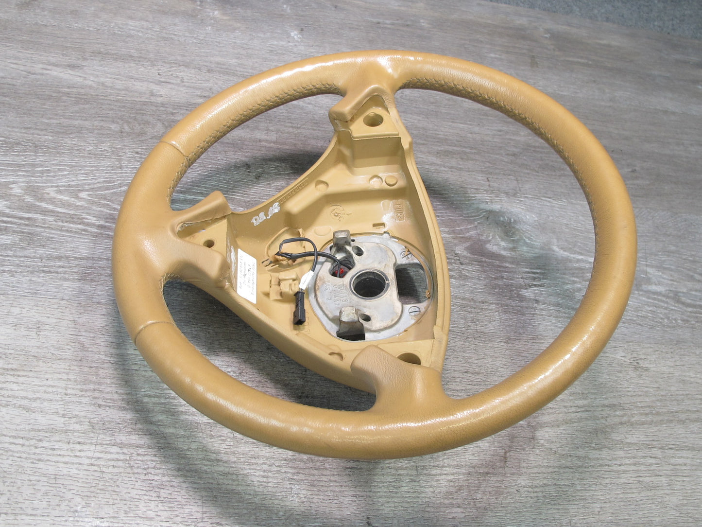 2003-2010 Porsche Cayenne 955 957 Leather Steering Sand Beige