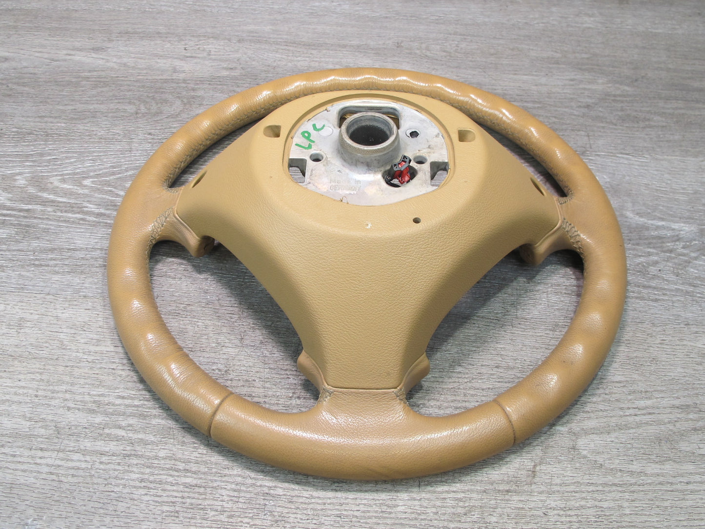 2003-2010 Porsche Cayenne 955 957 Leather Steering Sand Beige