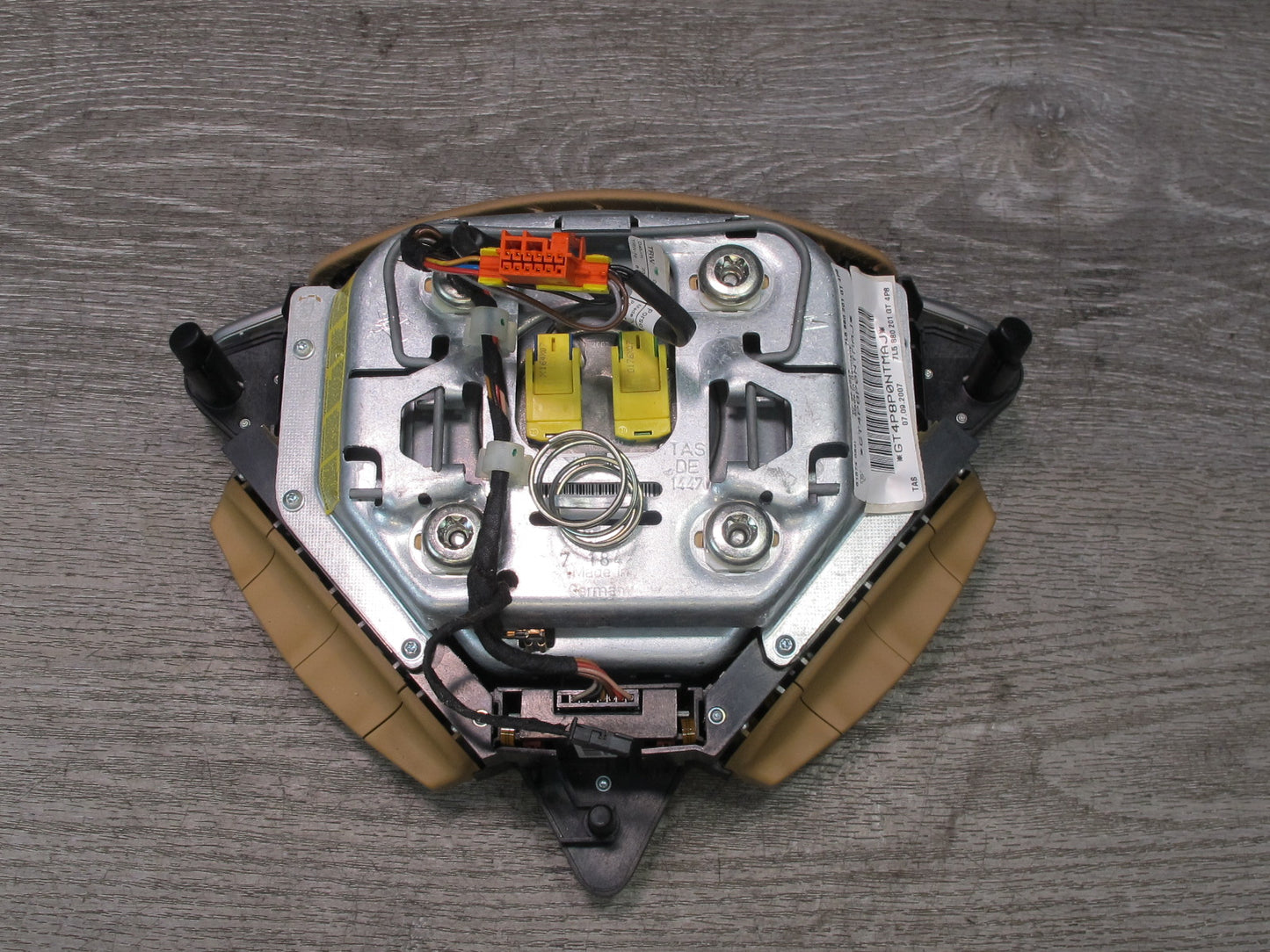 03-10 PORSCHE CAYENNE 955 957 FRONT LEFT DRIVER SIDE STEERING WHEEL SRS AIRBAG OEM