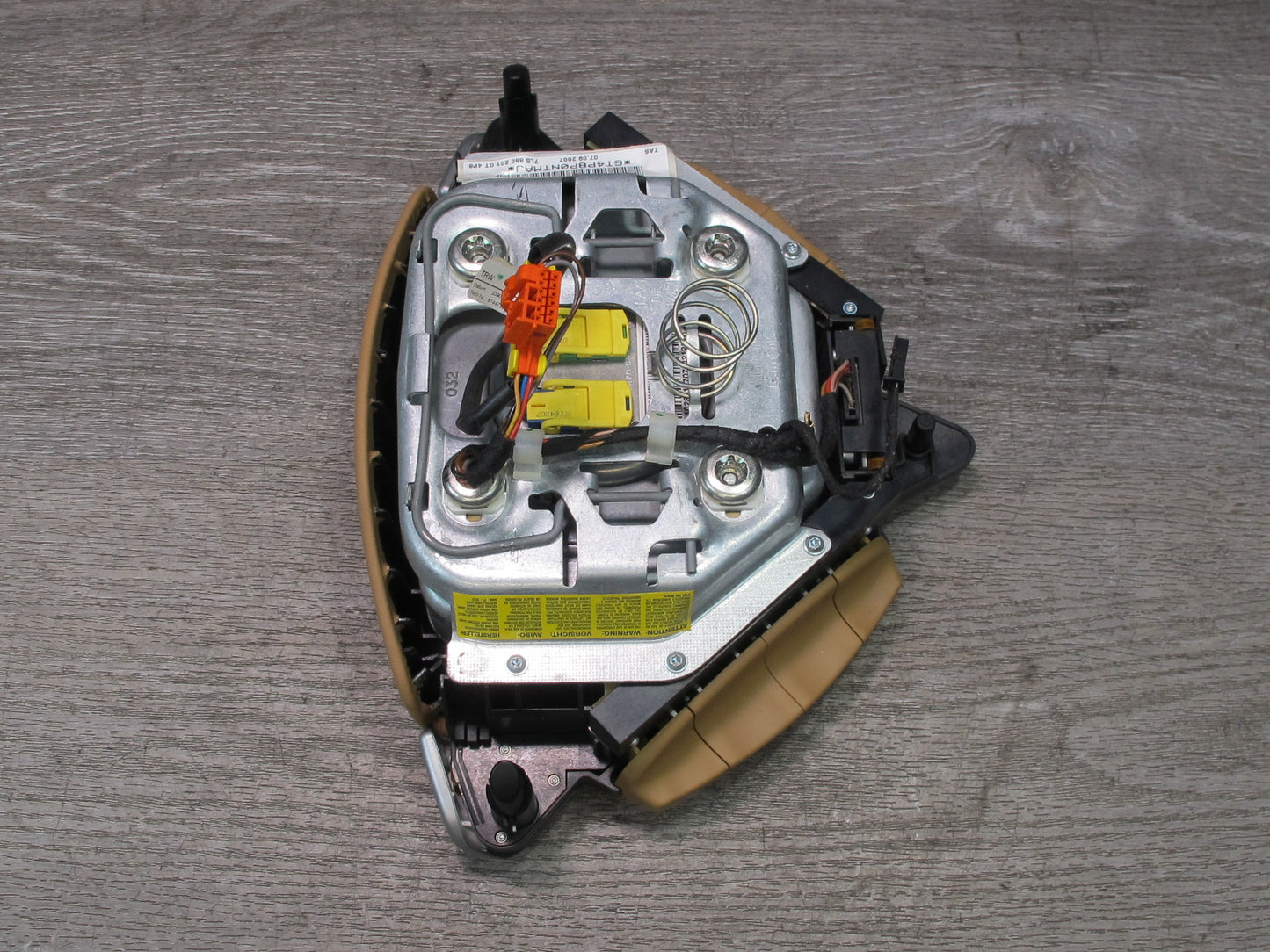03-10 PORSCHE CAYENNE 955 957 FRONT LEFT DRIVER SIDE STEERING WHEEL SRS AIRBAG OEM