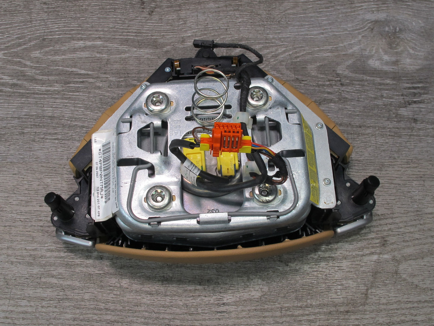 03-10 PORSCHE CAYENNE 955 957 FRONT LEFT DRIVER SIDE STEERING WHEEL SRS AIRBAG OEM