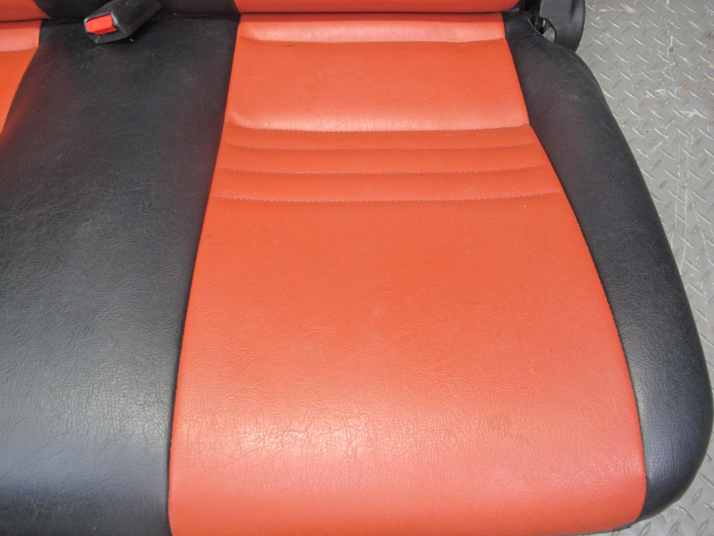 99-01 Isuzu Vehicross Front & Rear Recaro Sport Leather Seat Set Black & RED OEM