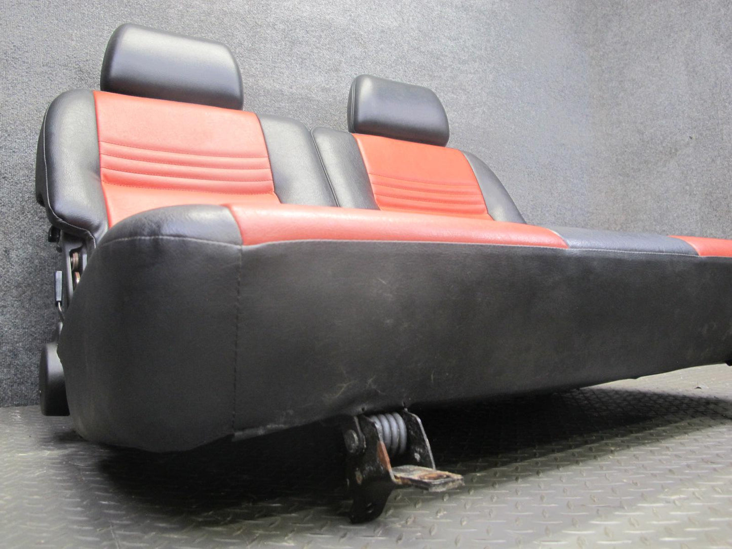 99-01 Isuzu Vehicross Front & Rear Recaro Sport Leather Seat Set Black & RED OEM