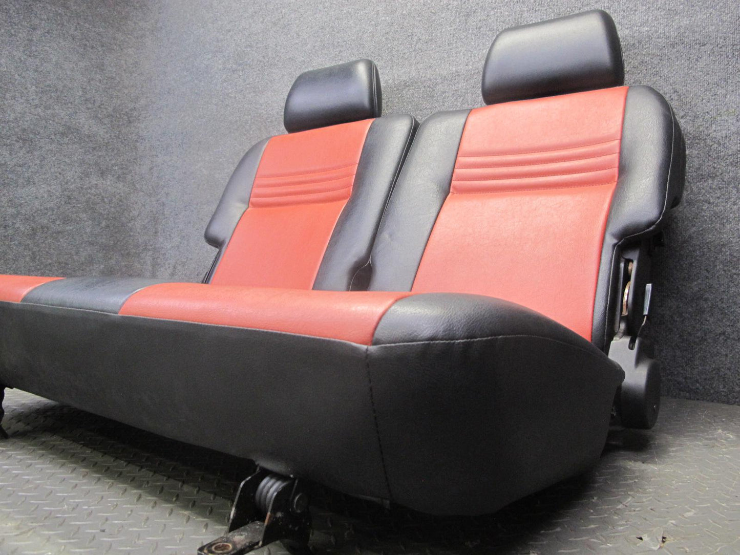 99-01 Isuzu Vehicross Front & Rear Recaro Sport Leather Seat Set Black & RED OEM
