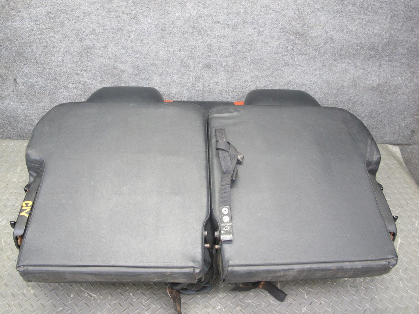 99-01 Isuzu Vehicross Front & Rear Recaro Sport Leather Seat Set Black & RED OEM