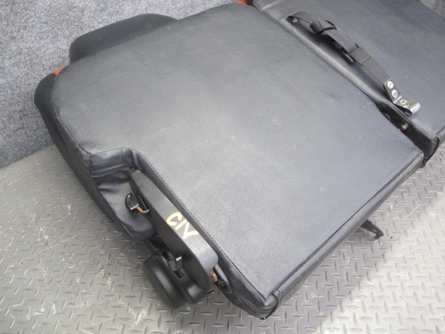 99-01 Isuzu Vehicross Front & Rear Recaro Sport Leather Seat Set Black & RED OEM