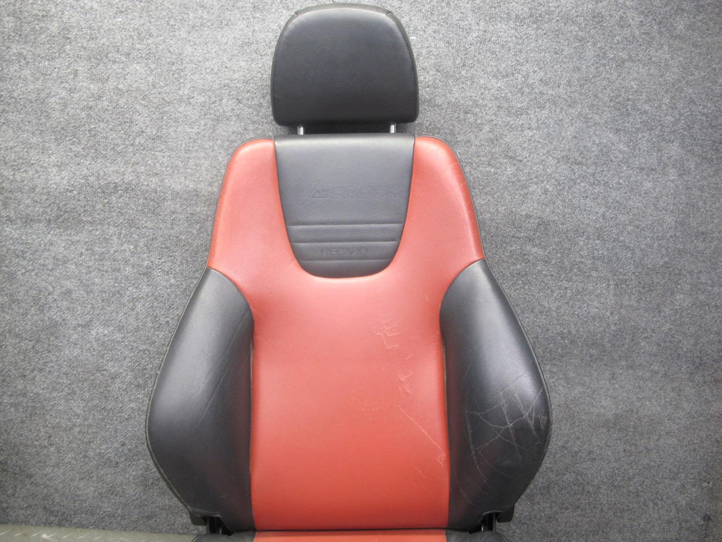 99-01 Isuzu Vehicross Front & Rear Recaro Sport Leather Seat Set Black & RED OEM