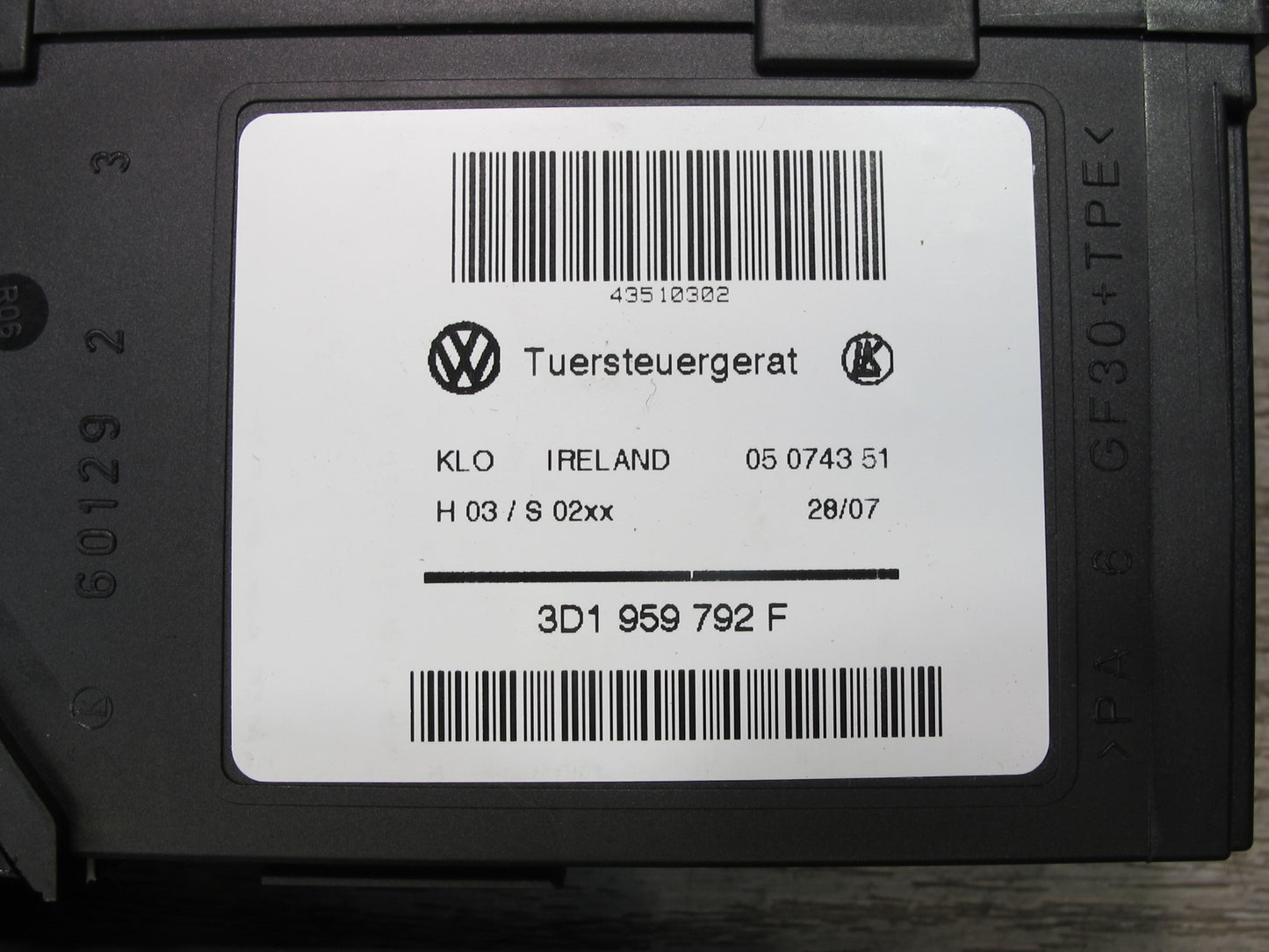 2008-2010 Porsche Cayenne 957 Front Right Door Window Regulator Motor 3D1959792F