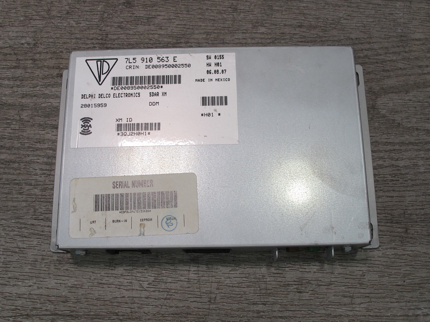 2003-2010 Porsche Cayenne 957 Sirius Satellite Radio Receiver Module 7L5910563E