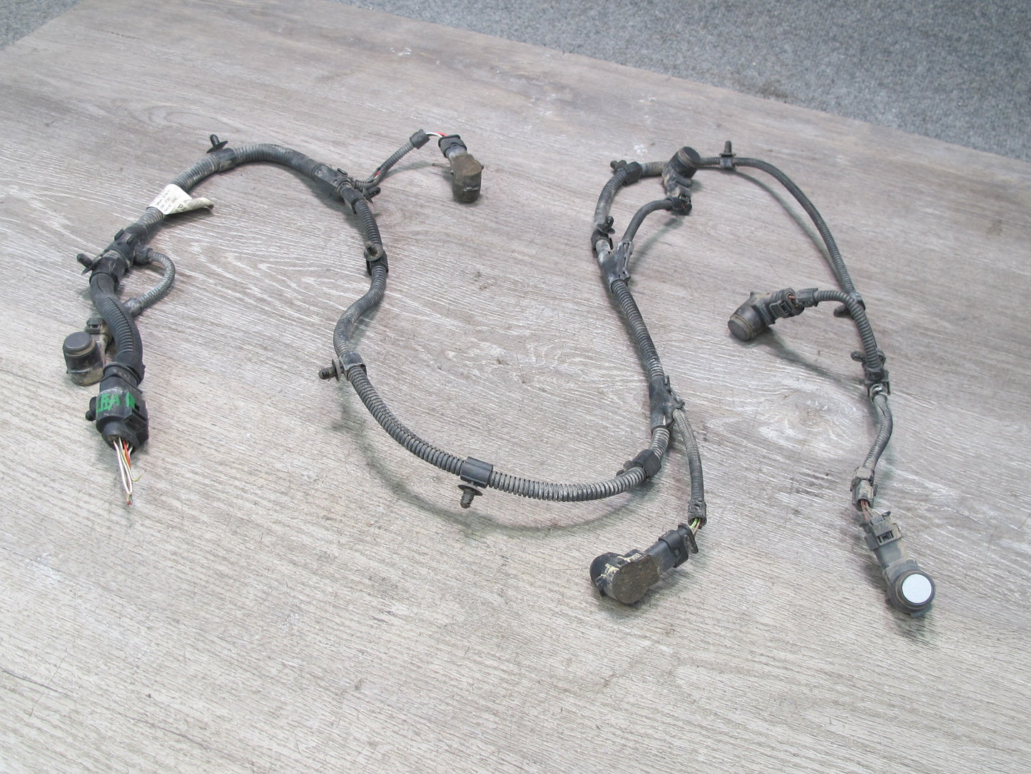 2006 Porsche Cayenne 955 Rear Bumper PDC Parking Distance Sensor Wiring Set