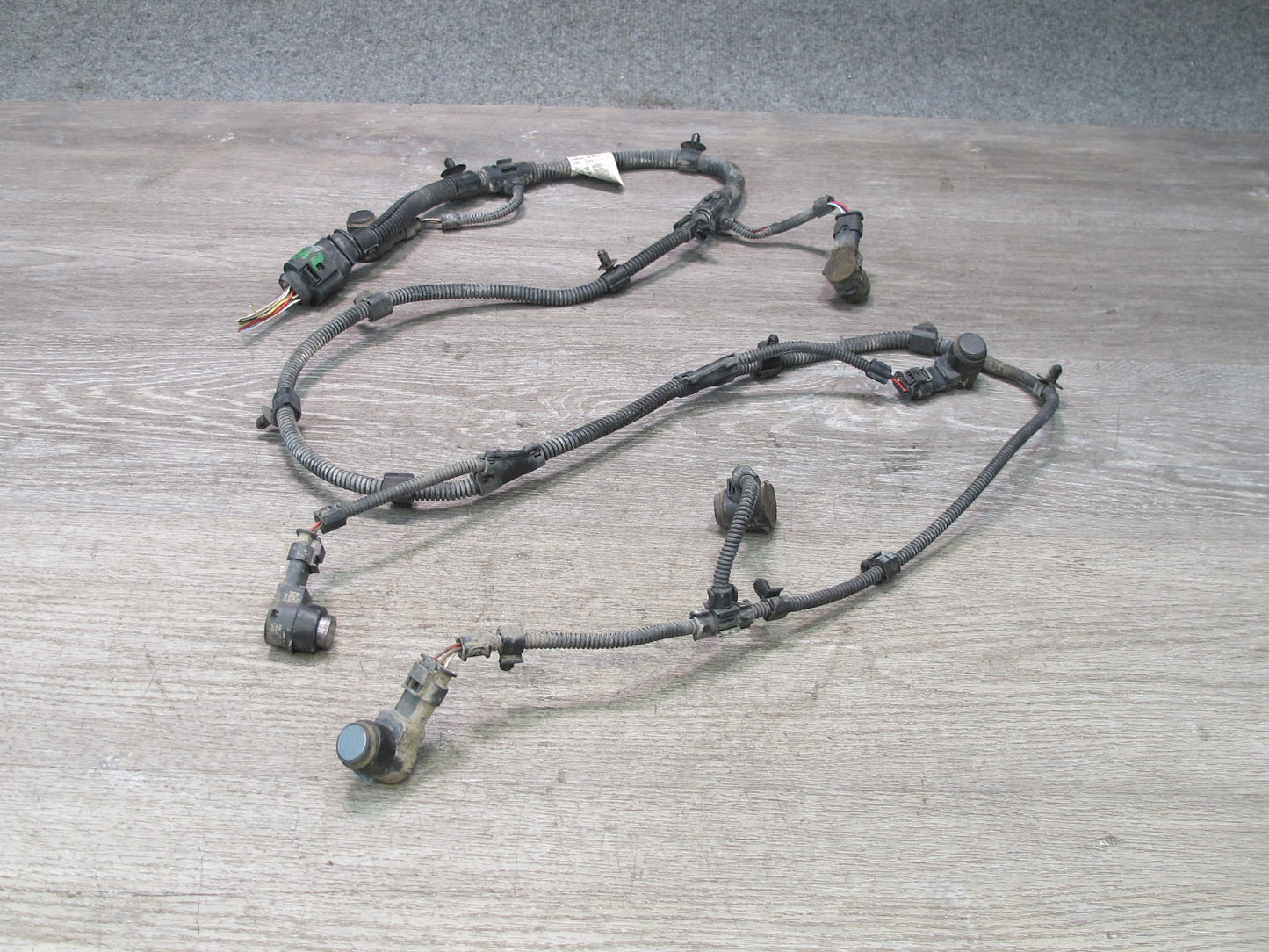 2006 Porsche Cayenne 955 Rear Bumper PDC Parking Distance Sensor Wiring Set