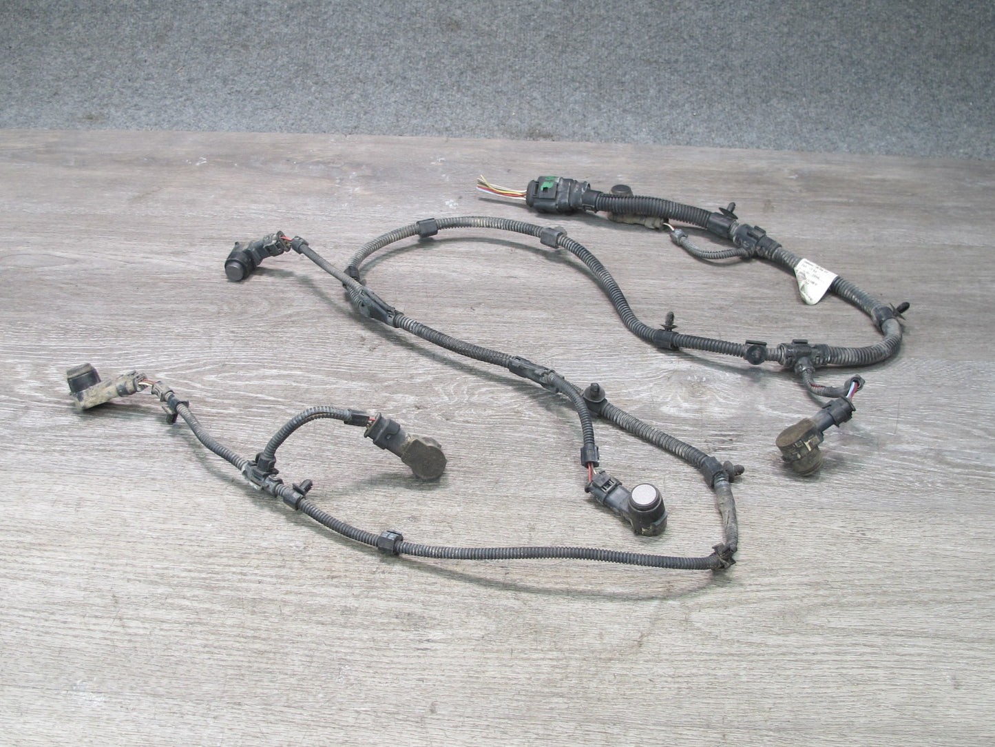 2006 Porsche Cayenne 955 Rear Bumper PDC Parking Distance Sensor Wiring Set