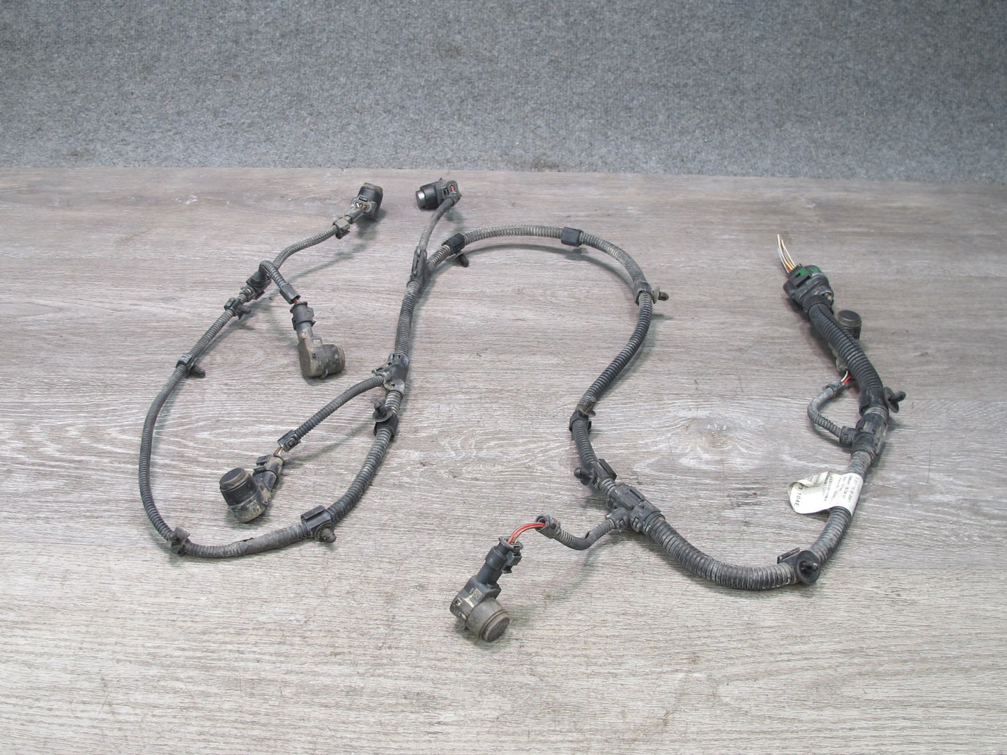 2006 Porsche Cayenne 955 Rear Bumper PDC Parking Distance Sensor Wiring Set