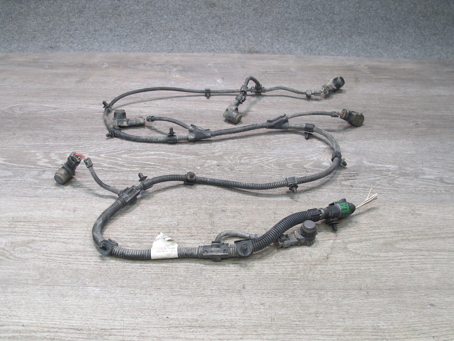 2006 Porsche Cayenne 955 Rear Bumper PDC Parking Distance Sensor Wiring Set