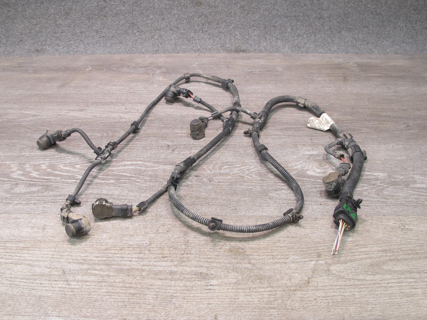 2006 Porsche Cayenne 955 Rear Bumper PDC Parking Distance Sensor Wiring Set