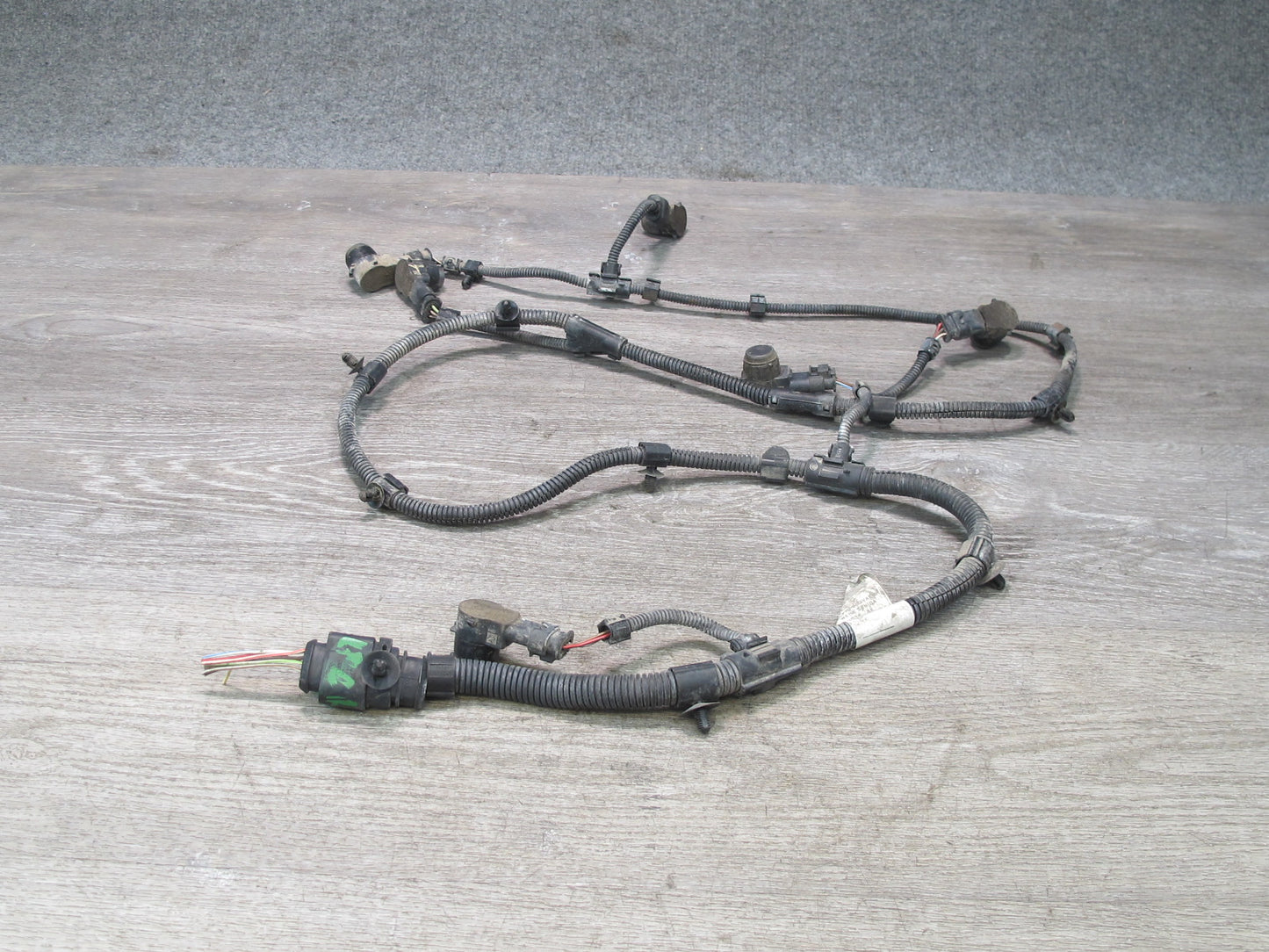 2006 Porsche Cayenne 955 Rear Bumper PDC Parking Distance Sensor Wiring Set