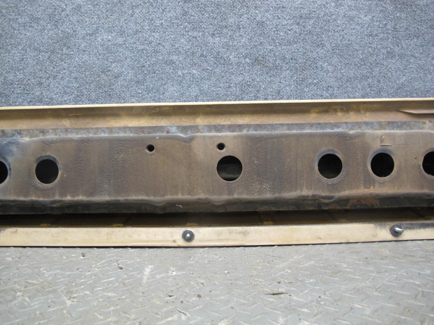 86-92 Toyota Supra MK3 Rear Bumper Cover w Reinforcement Impact Bar Assembly OEM