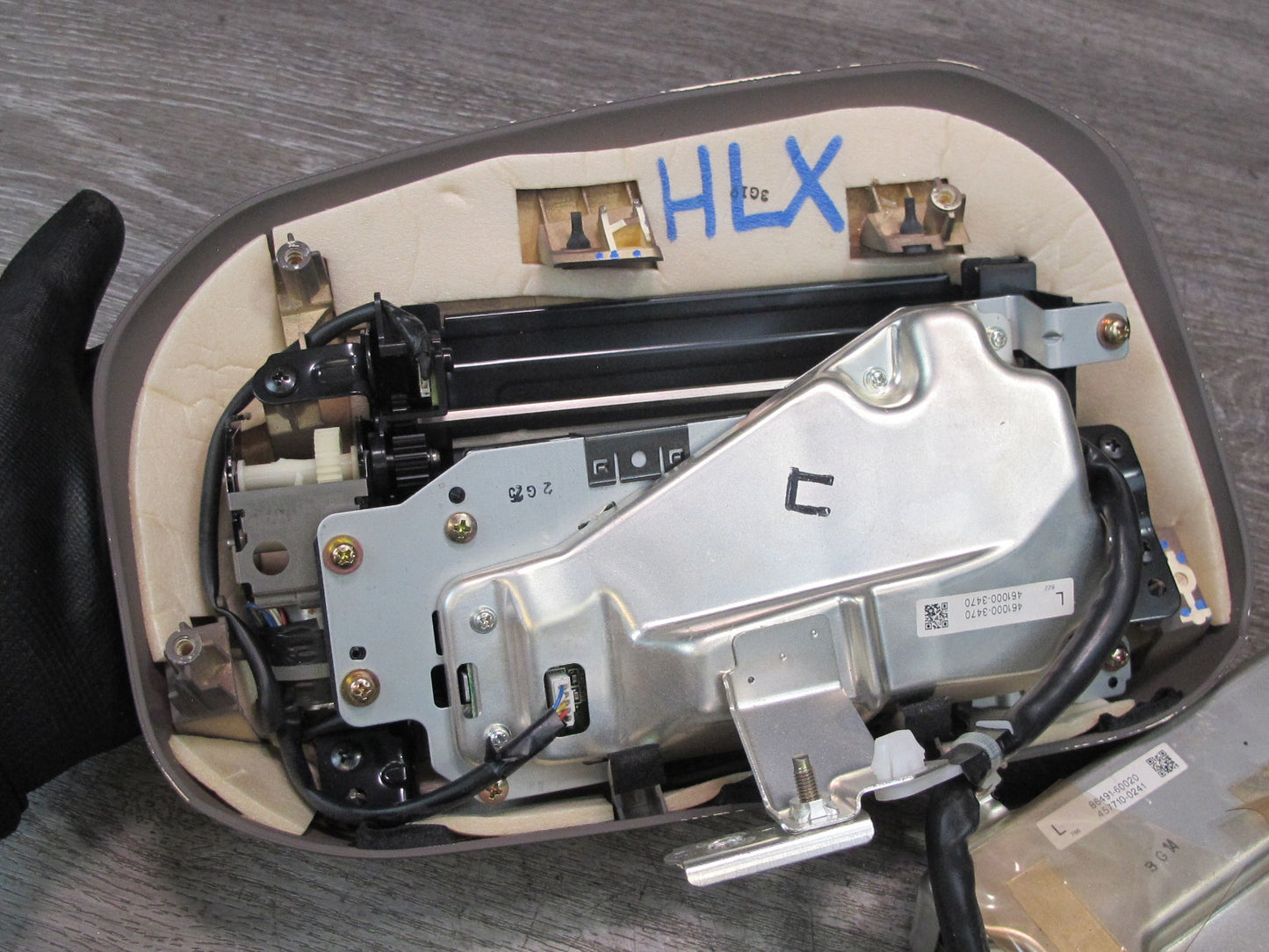 03-05 Lexus UZJ100L LX470 Night Vision Head UP Display W/ Control Module & Wire