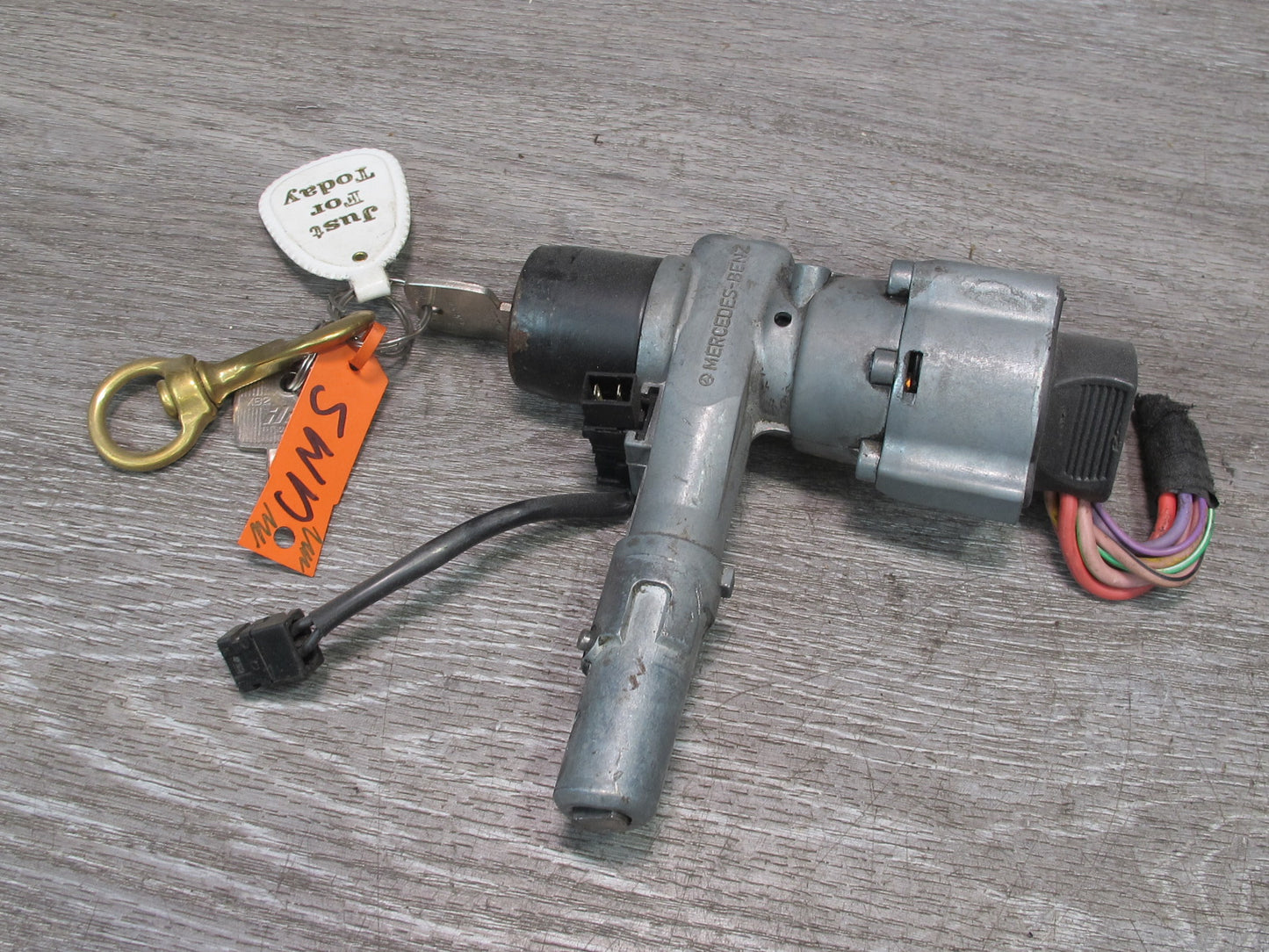 86-89 Mercedes W126 Door Handle Ignition Switch Glove Trunk Lock KEY Set OEM