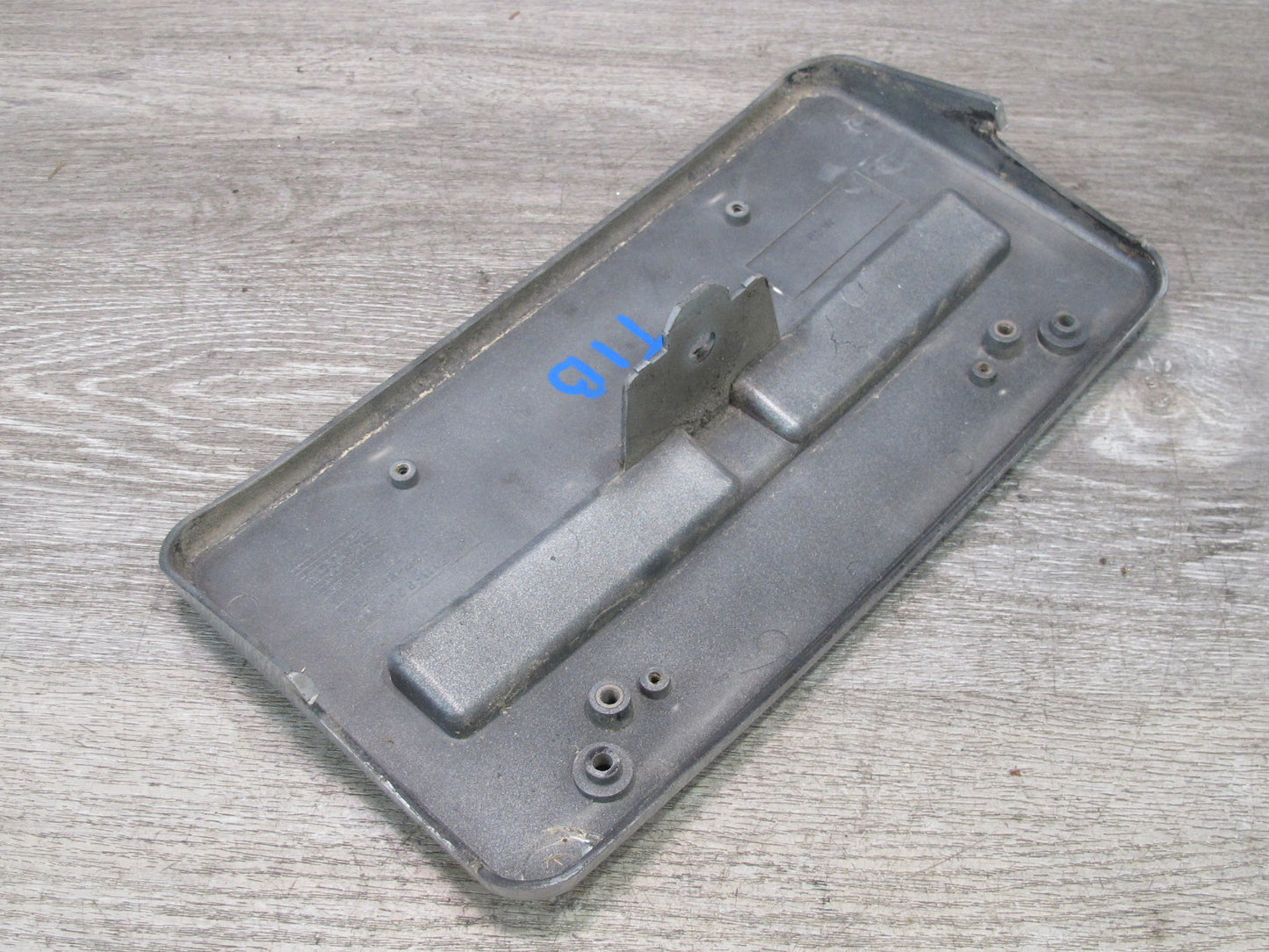 01-06 BMW E46 3-SERIES Front Bumper License Plate Cover Panel 8204364 OEM