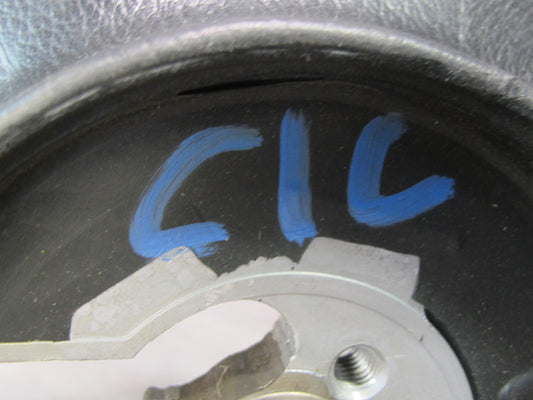 90-93 Chevrolet Corvette C4 4-SPOKE Leather Steering Black w Horn Buttons OEM