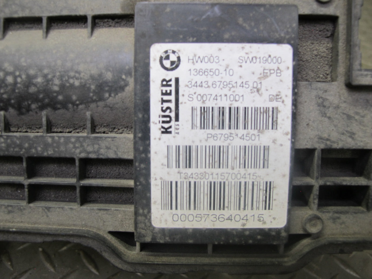 2014-2018 BMW F15 X5 Parking Brake Control Actuator Cable Assembly 6795145