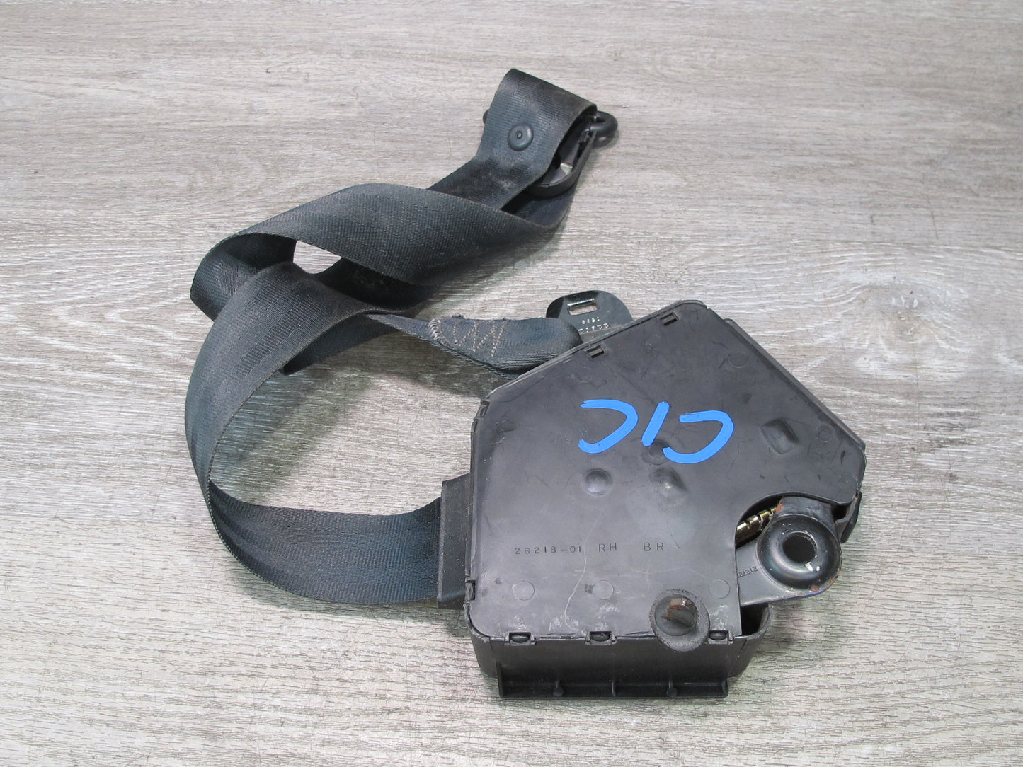 86-94 CHEVROLET CORVETTE C4 FRONT RIGHT PASS SIDE SEATBELT RETRACTOR OEM