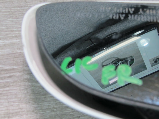 88-96 Chevrolet Corvette C4 Right Door Heated Side View Power Mirror White OEM