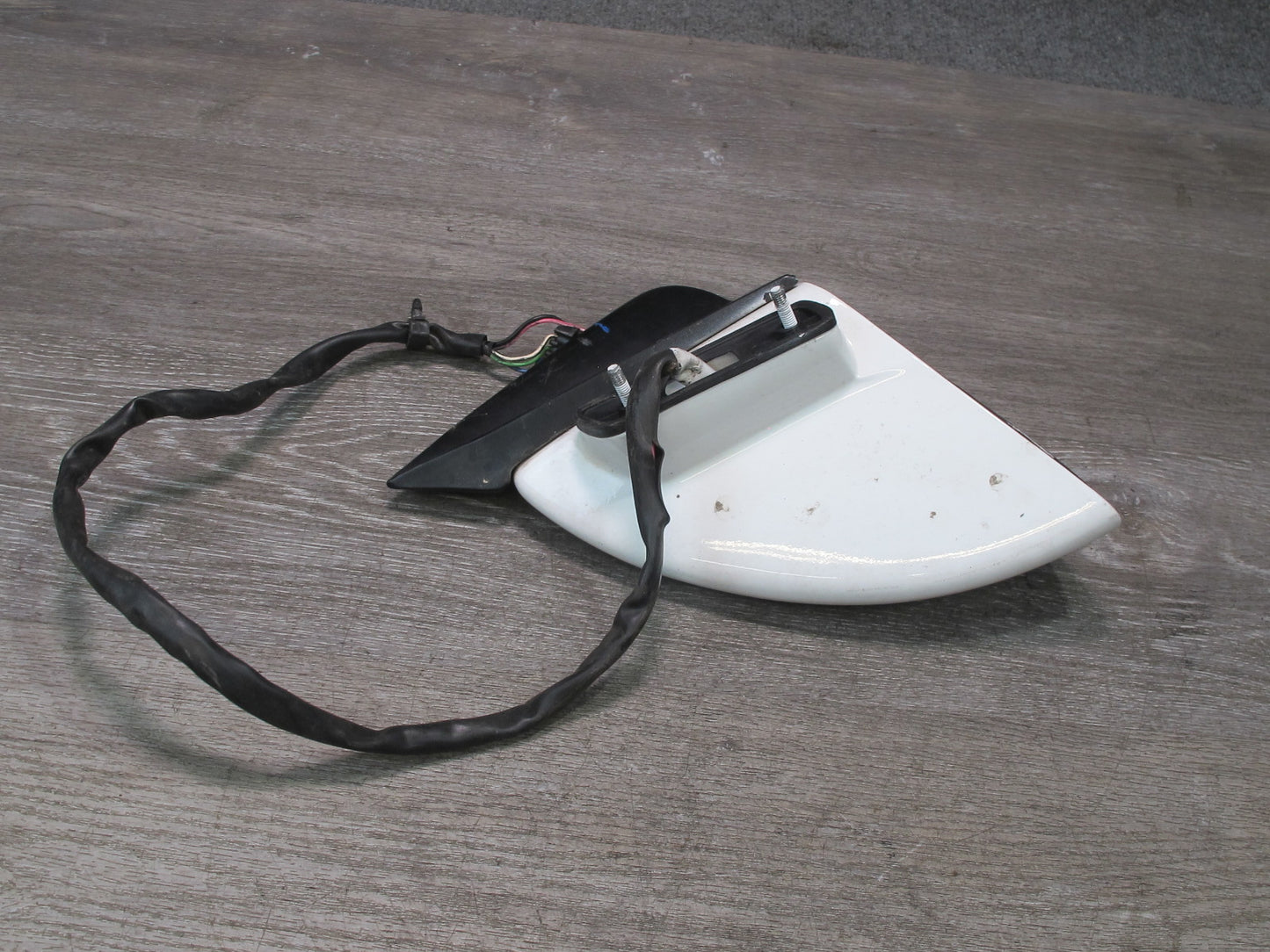 88-96 Chevrolet Corvette C4 Right Door Heated Side View Power Mirror White OEM