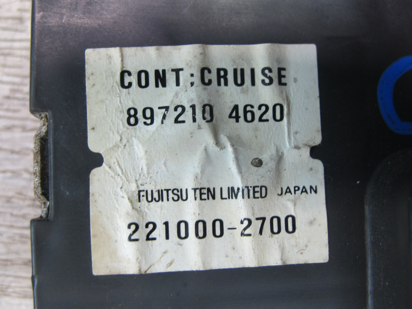 99-01 Isuzu Vehicross Cruise Control Module Unit Computer 8972104620 OEM
