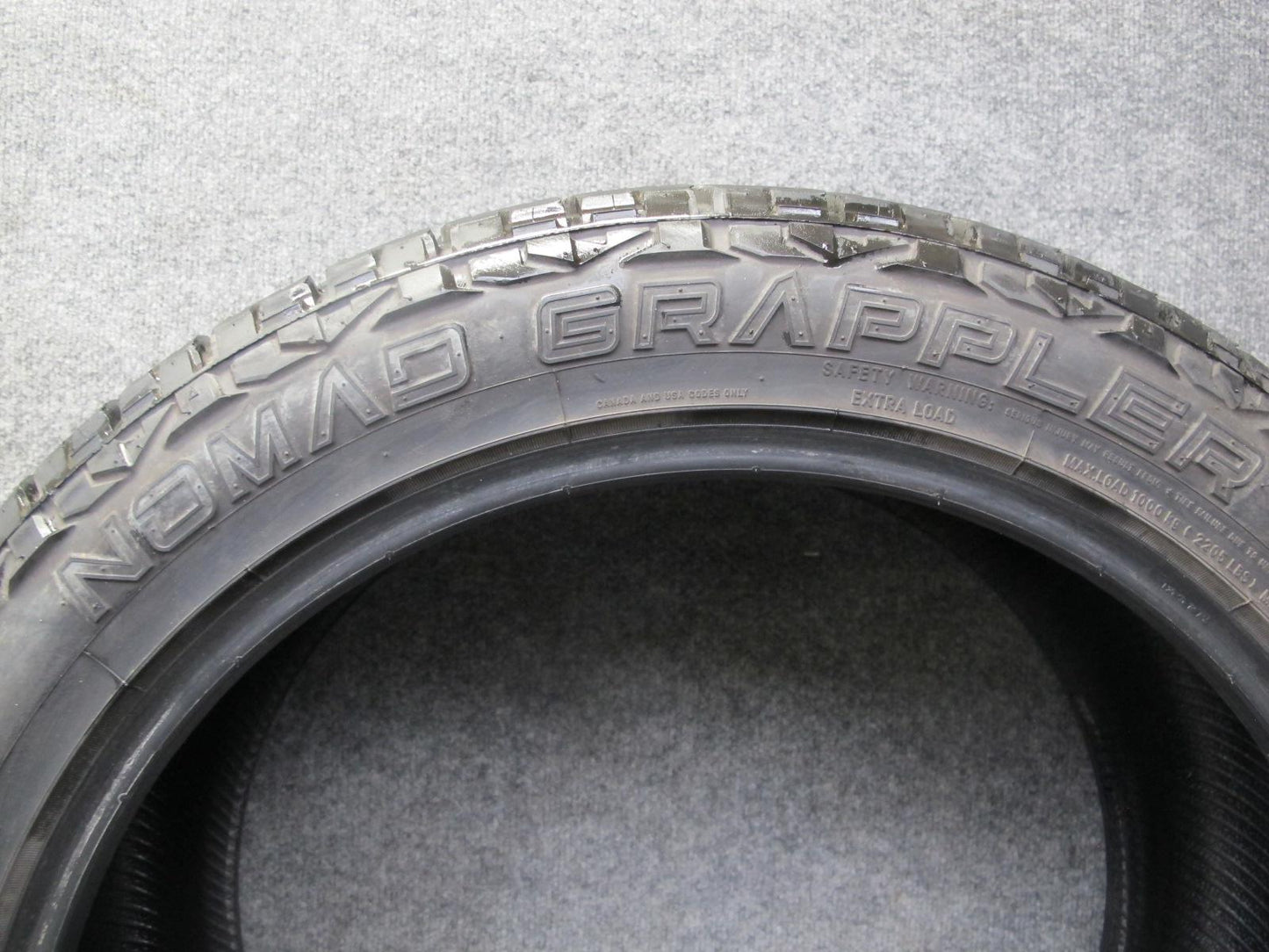 Set of 2 Nitto Nomad Grappler ALL Season Tire 265/45 R20 108H 3821 12/32 Tread