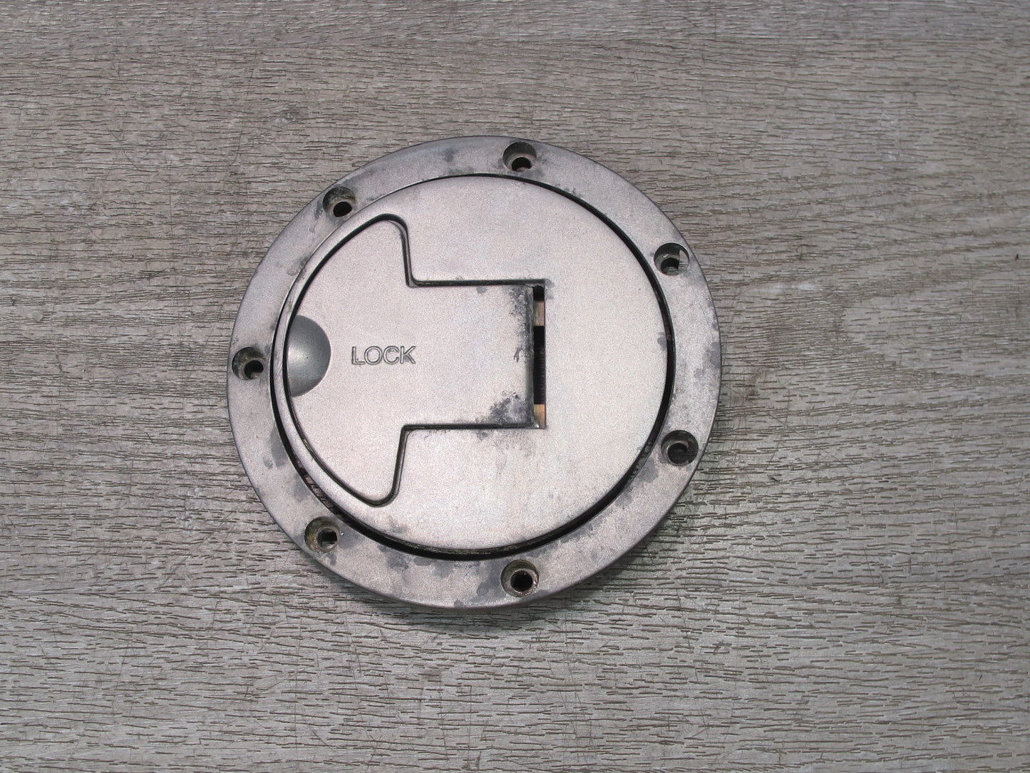 99-01 Isuzu Vehicross Locking Gas Fuel Door Lid Cover OEM