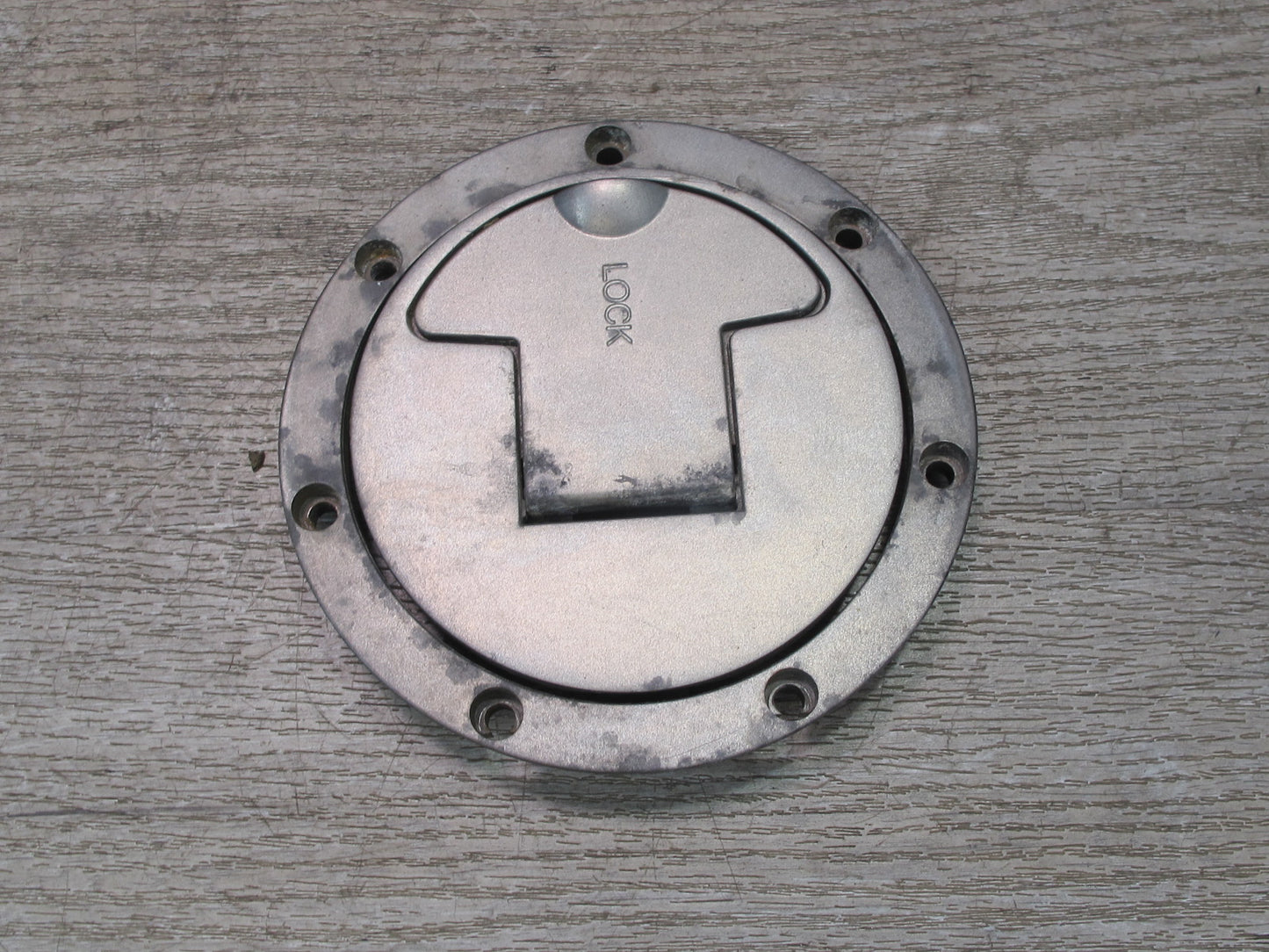 99-01 Isuzu Vehicross Locking Gas Fuel Door Lid Cover OEM