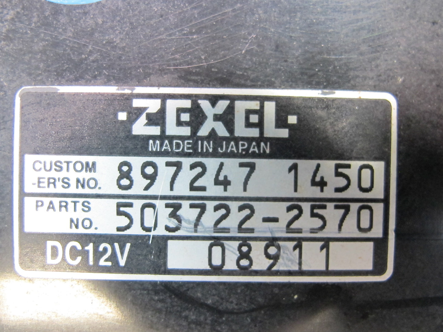 00-01 Isuzu Vehicross A/C Heater Climate Control Switch Panel 8972471450 OEM