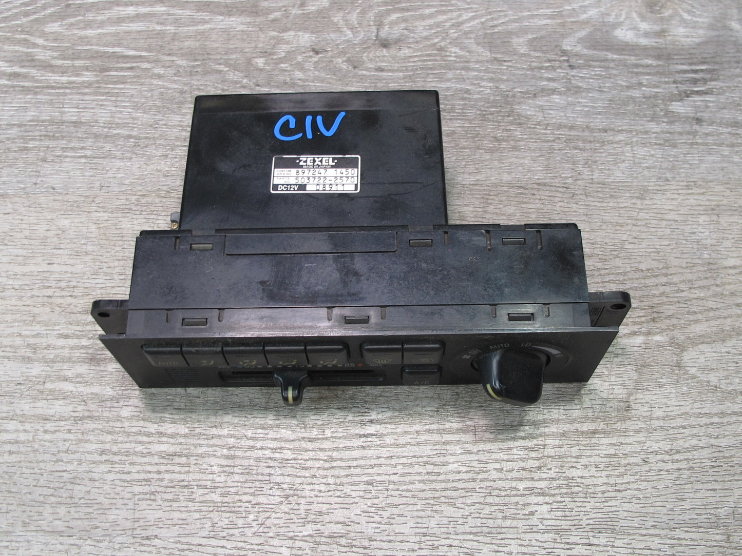 00-01 Isuzu Vehicross A/C Heater Climate Control Switch Panel 8972471450 OEM