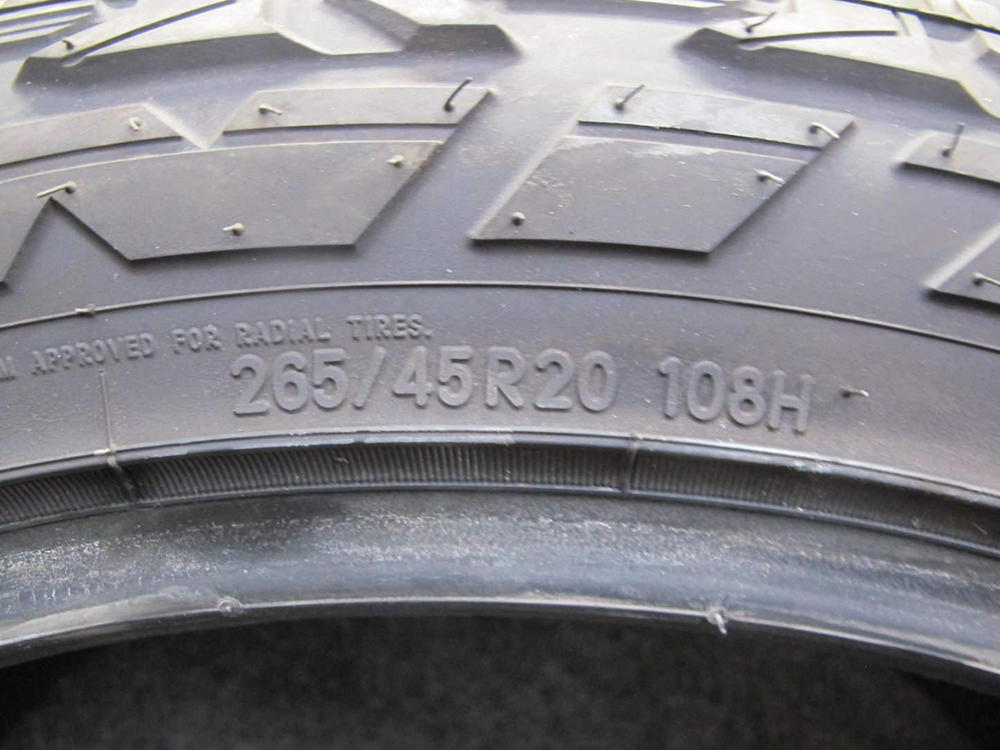 Set of 2 Nitto Nomad Grappler ALL Season Tire 265/45 R20 108H 2223 12/32 Tread