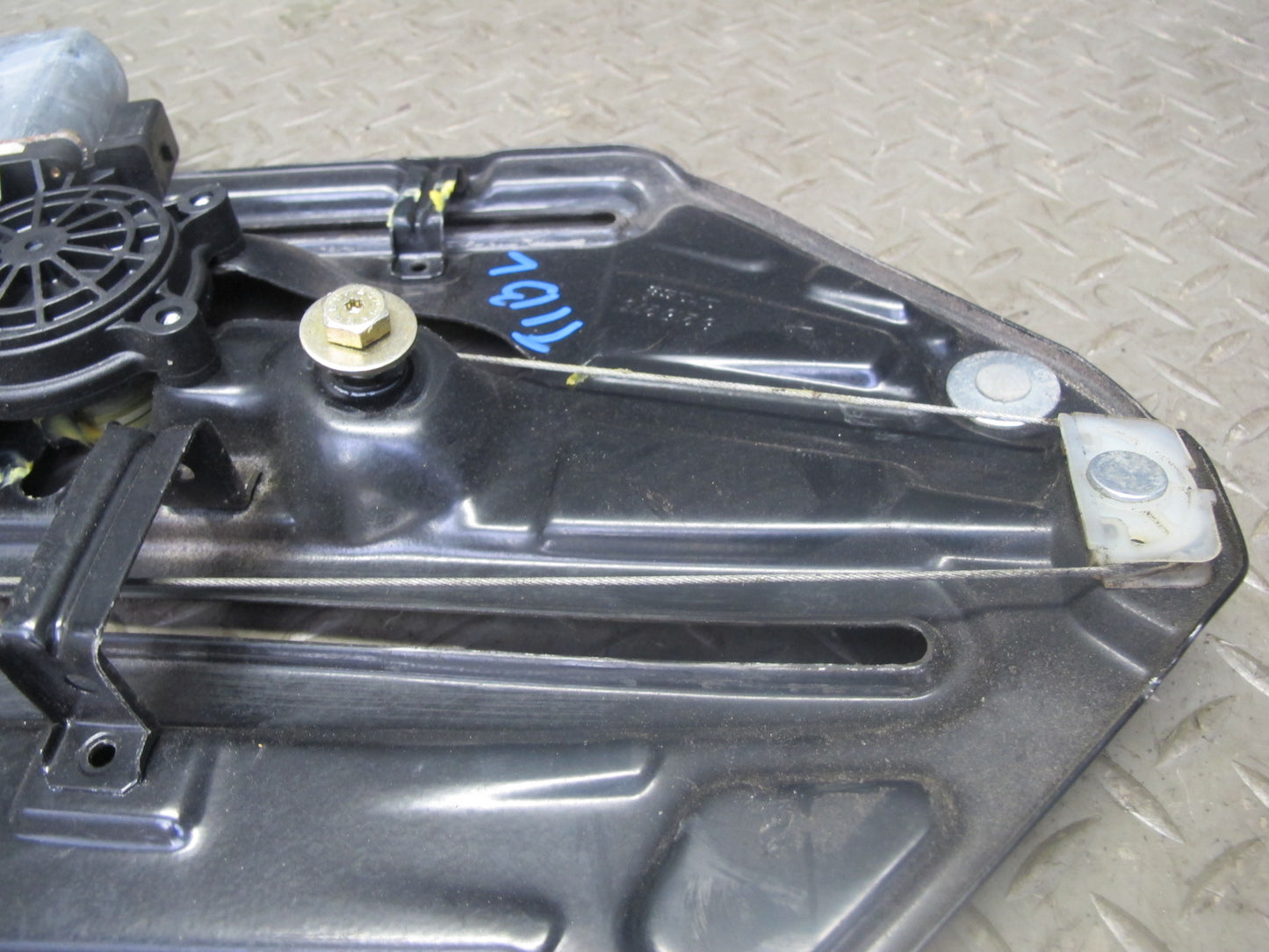 01-06 BMW E46 Convertible Rear Left Quarter Window Regulator w Motor OEM