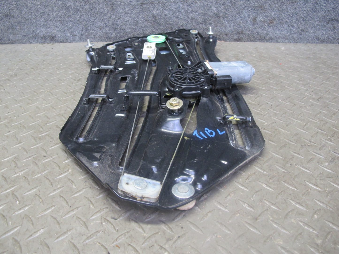 01-06 BMW E46 Convertible Rear Left Quarter Window Regulator w Motor OEM