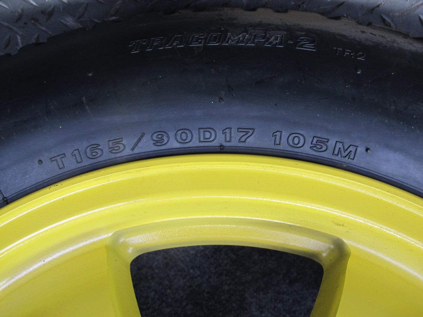 99-01 Isuzu Vehicross Spare Tire R17" Wheel 17x4T ET38 Bridgestone 165/90 OEM
