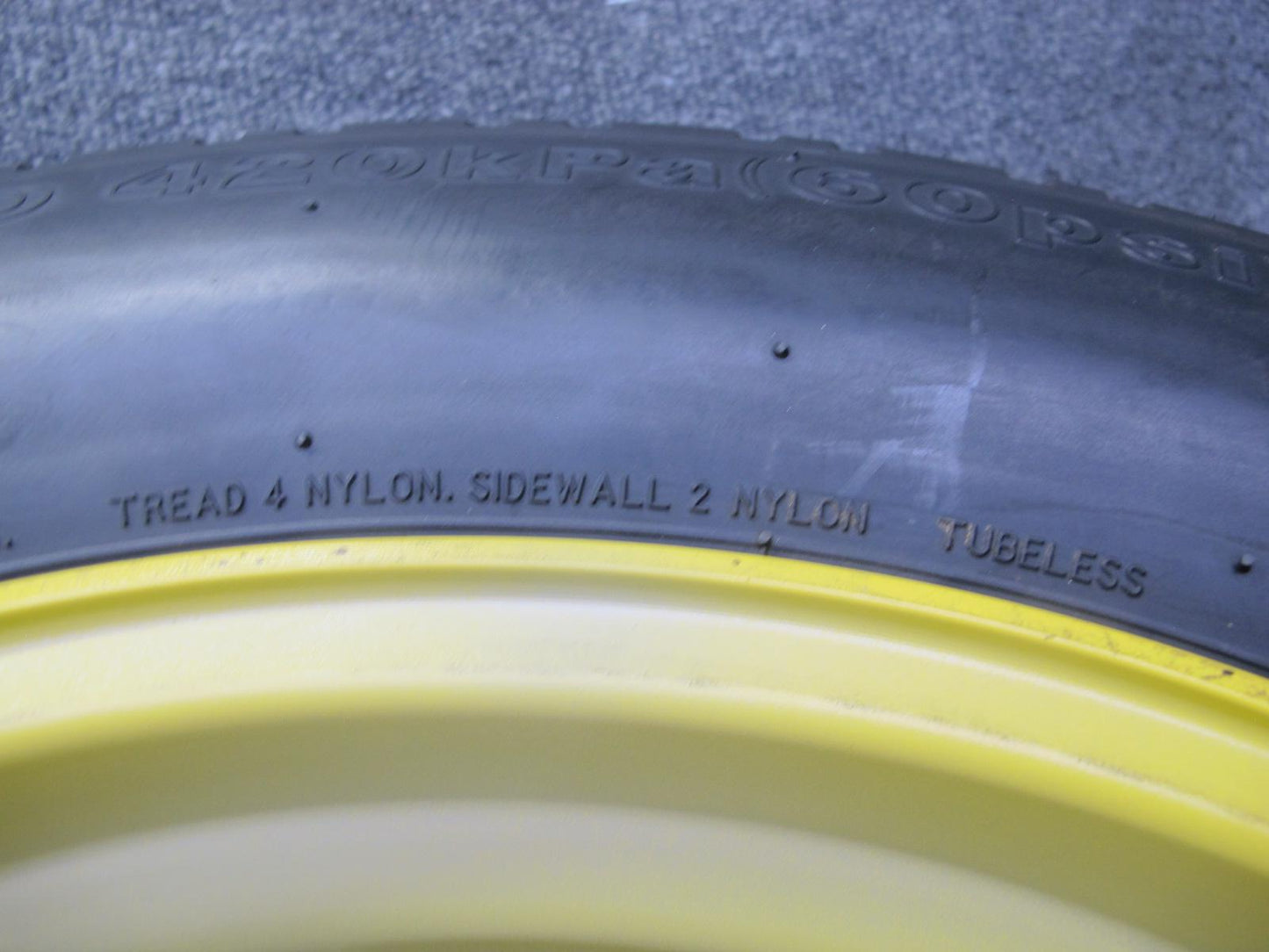 99-01 Isuzu Vehicross Spare Tire R17" Wheel 17x4T ET38 Bridgestone 165/90 OEM
