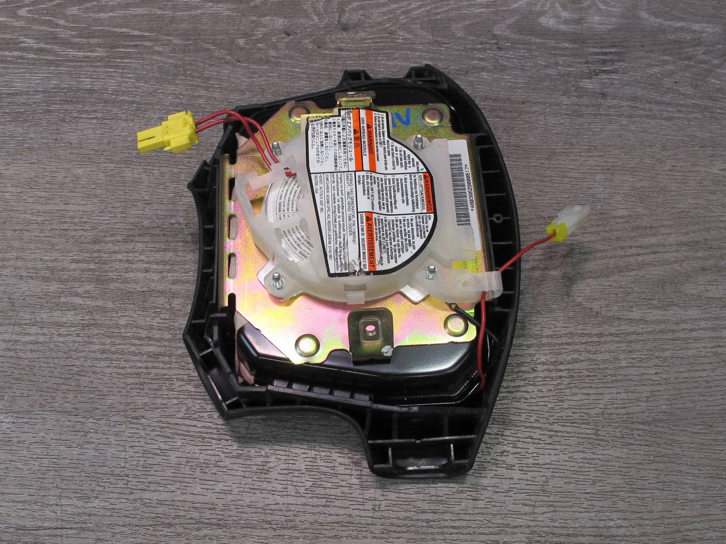 99-01 ISUZU VEHICROSS FRONT LEFT DRIVER SIDE STEERING WHEEL SRS AIRBAG OEM