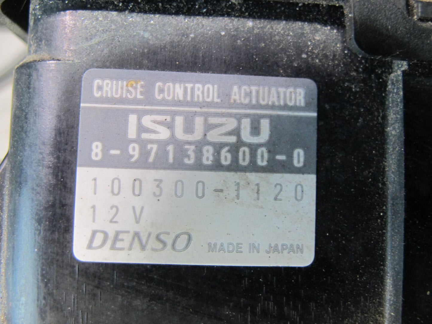 99-01 Isuzu Vehicross Cruise Control Actuator Module Unit 8971386000 OEM