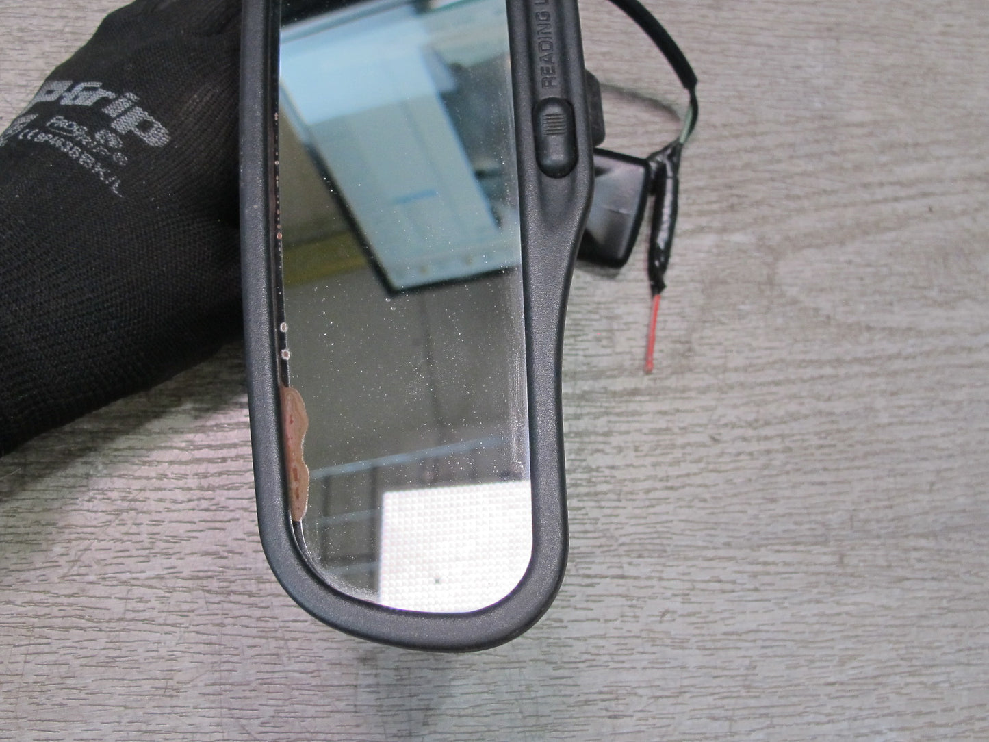 99-01 Isuzu Vehicross Manual Dimming Interior Rear View Mirror w Lights OEM