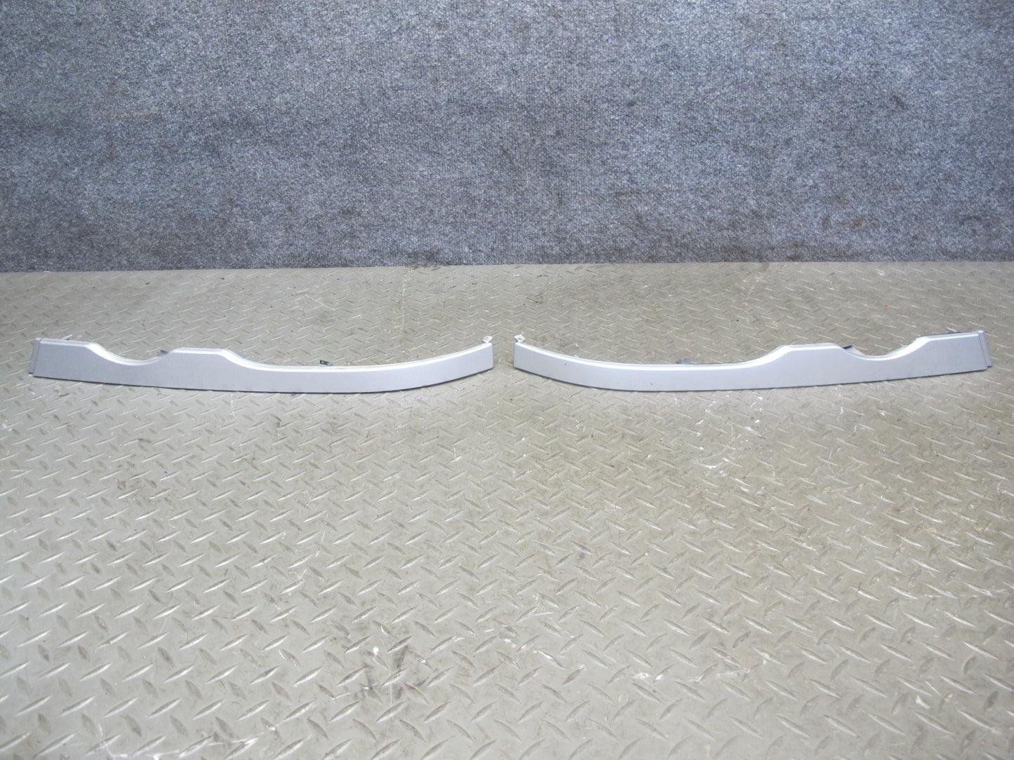 01-03 BMW E46 330ci M3 Coupe Conv Front Right Left Lower Headlight Trim Set OEM