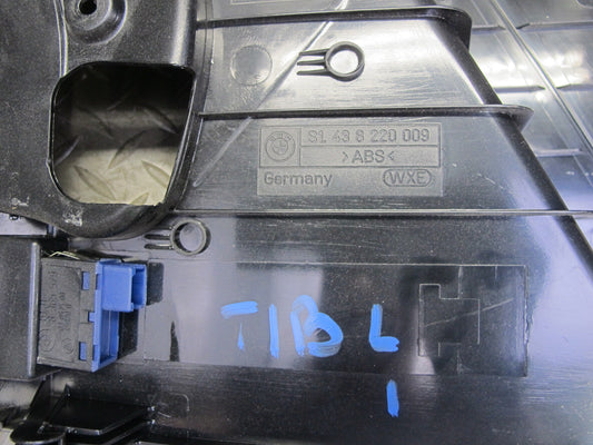 01-06 BMW E46 330ci Coupe Conv Left Footrest Right Kick Trim Panel Set Black OEM