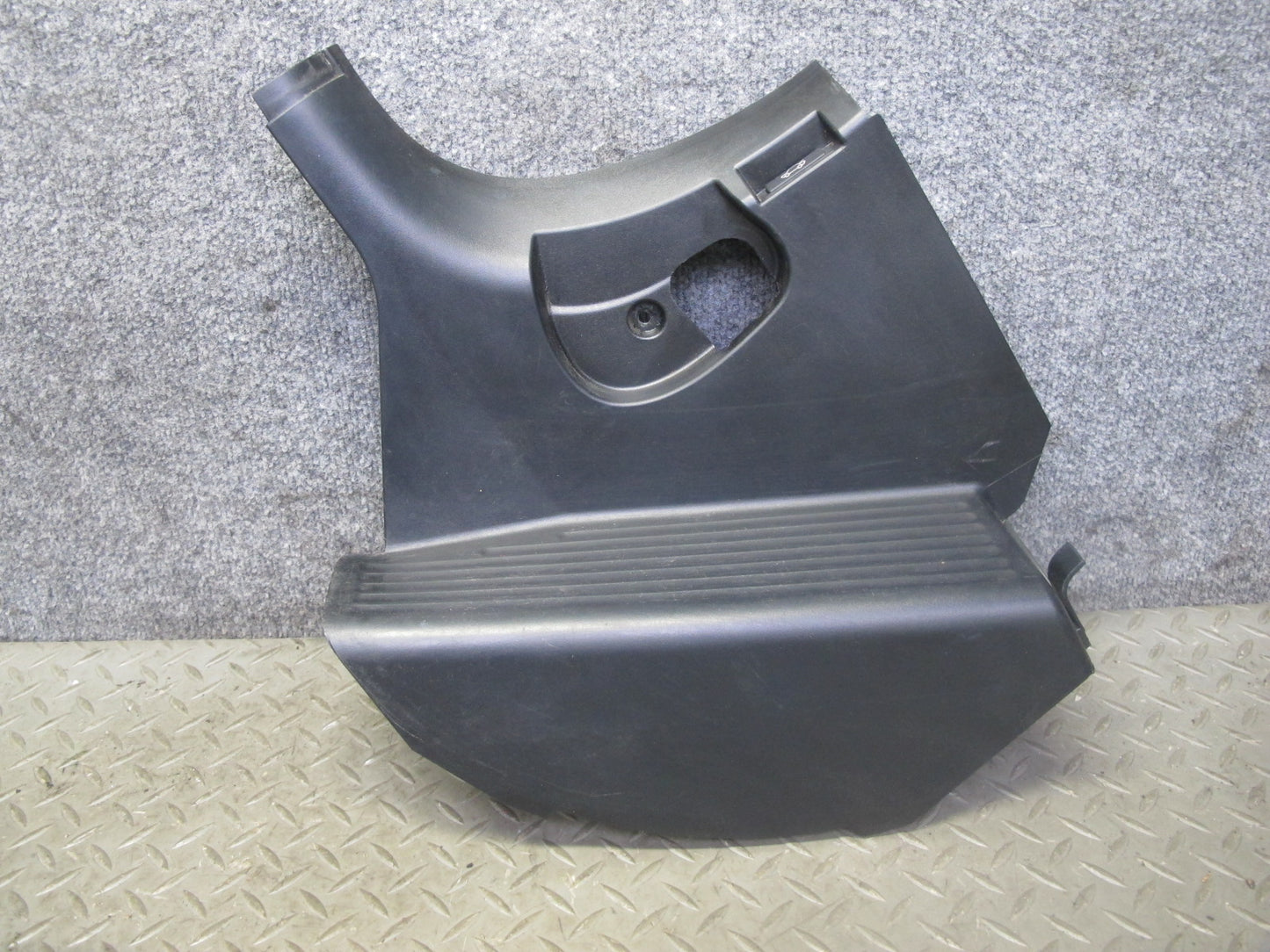 01-06 BMW E46 330ci Coupe Conv Left Footrest Right Kick Trim Panel Set Black OEM