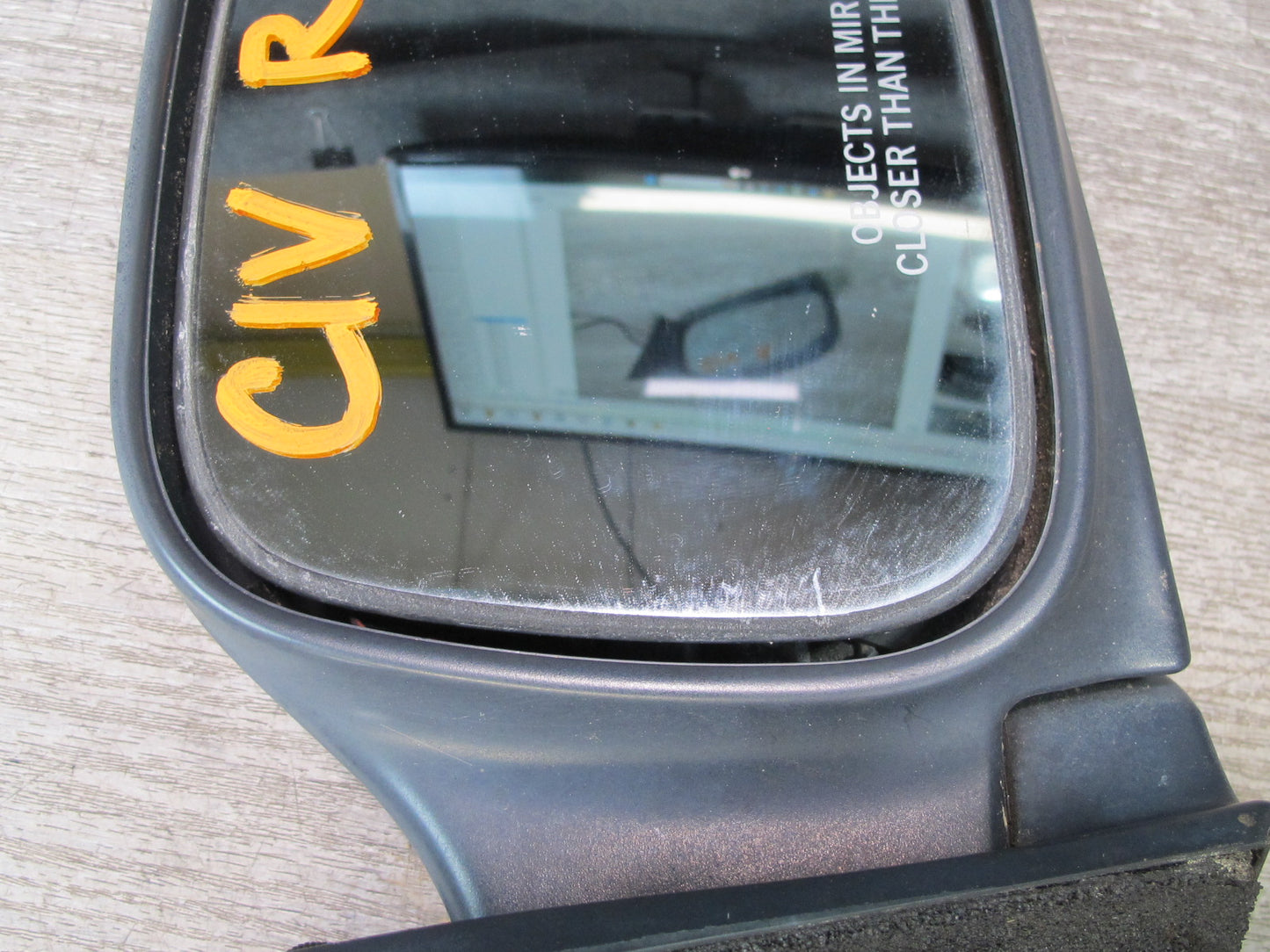 99-01 Isuzu Vehicross Right Door Side View Exterior Power Heated Mirror OEM