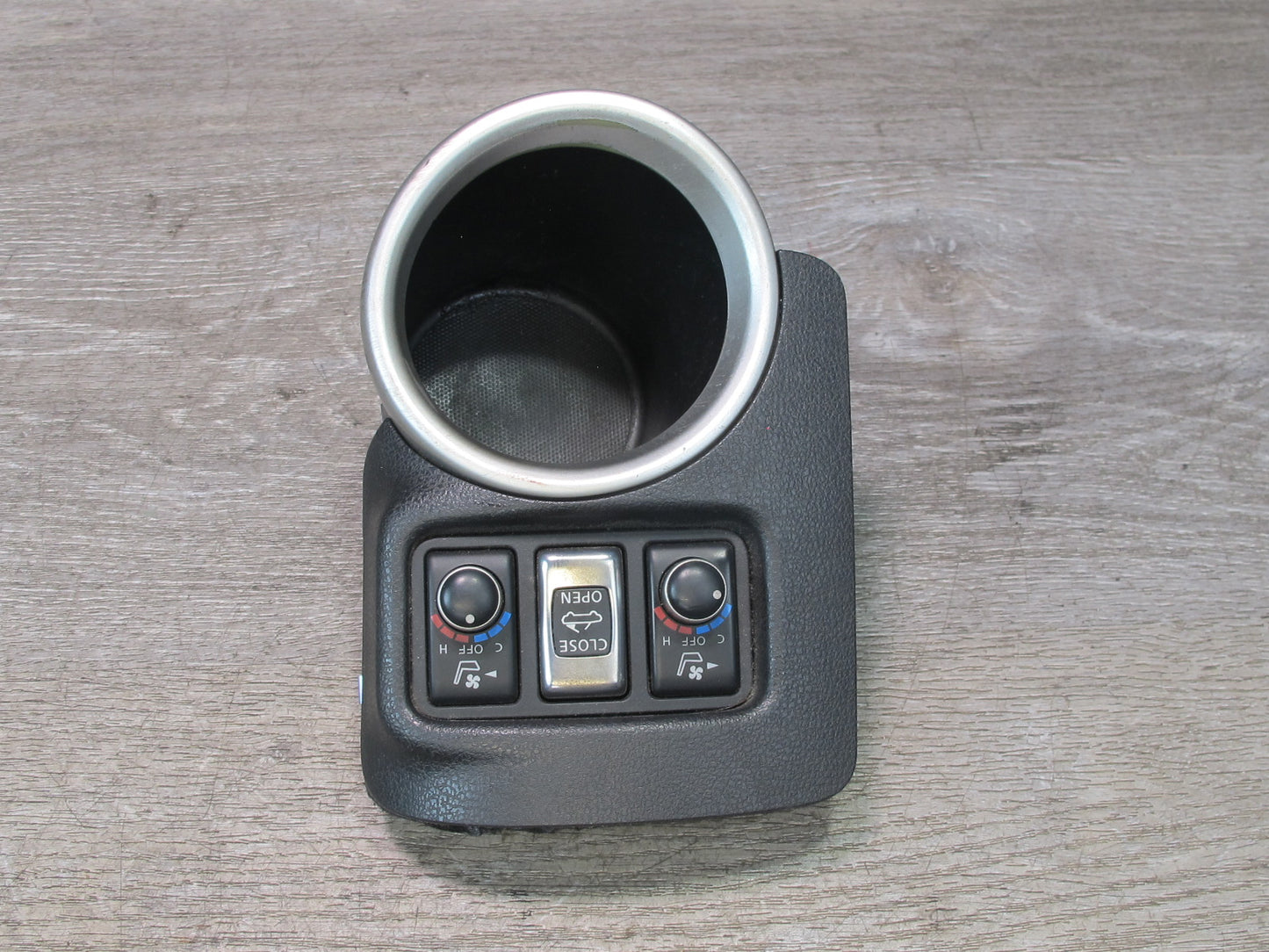 10-19 Nissan 370Z Z34 Convertible CUP Holder w Roof & Seat Vent Switch OEM