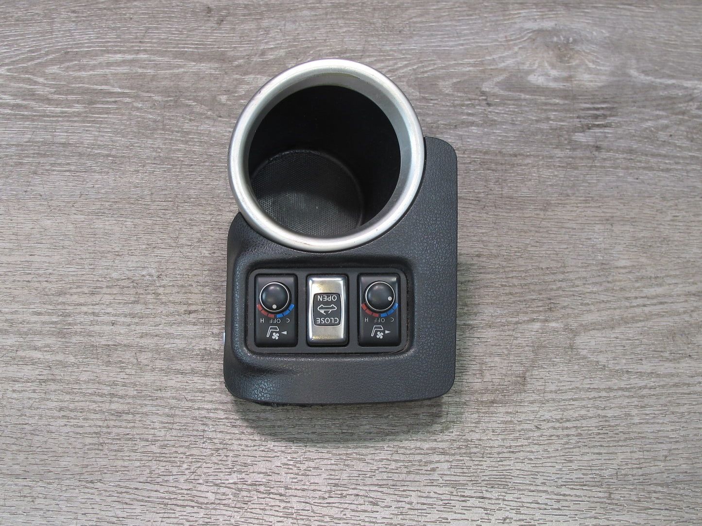 10-19 Nissan 370Z Z34 Convertible CUP Holder w Roof & Seat Vent Switch OEM