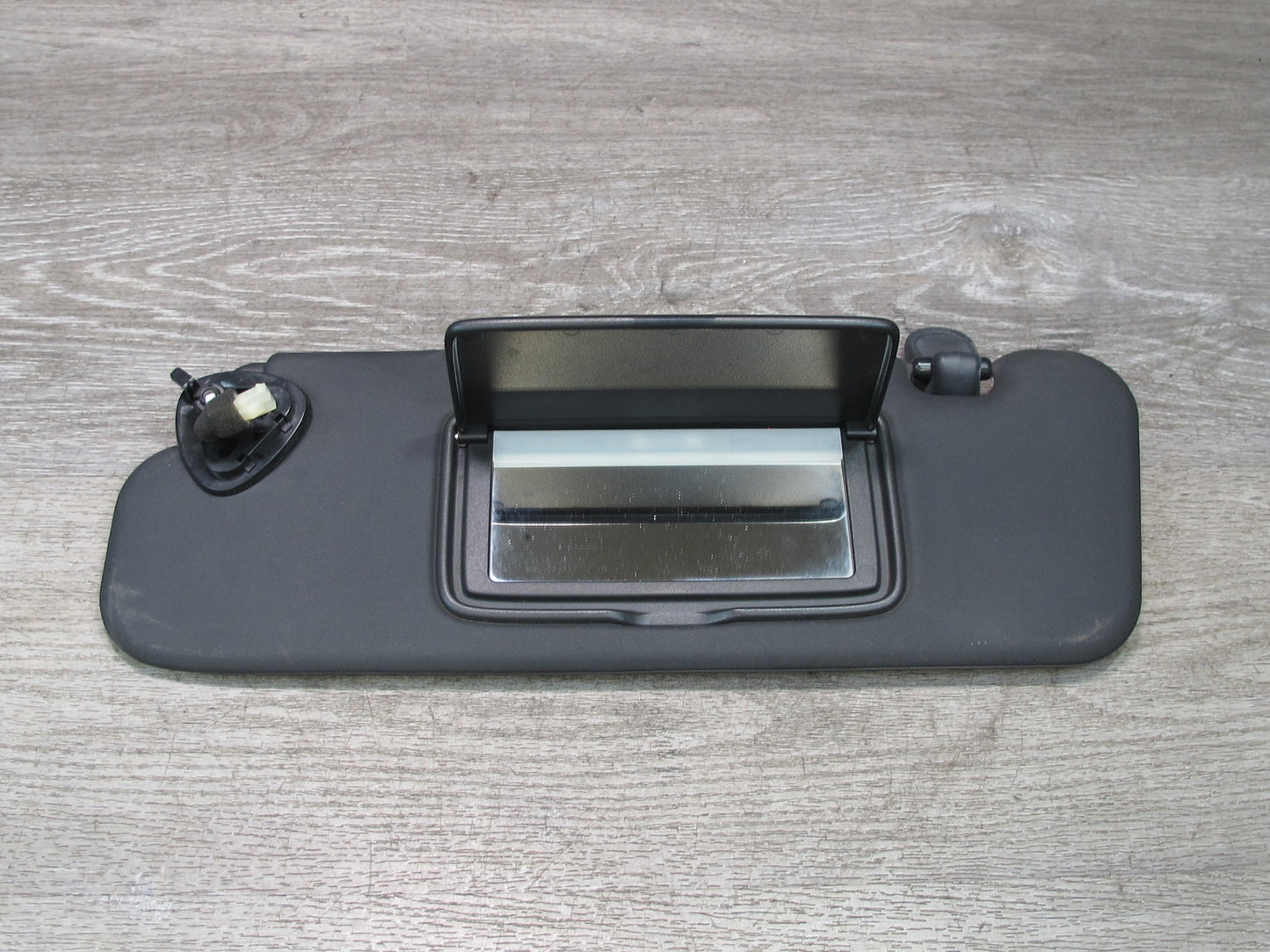 10-19 Nissan 370Z Z34 Convertible Front Left & Right Sun Visor Set Black OEM